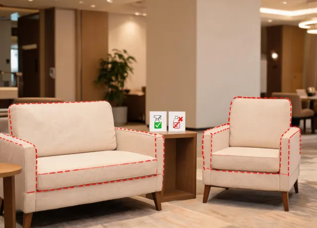 Hospitality lounge upholstery under cleaning review
